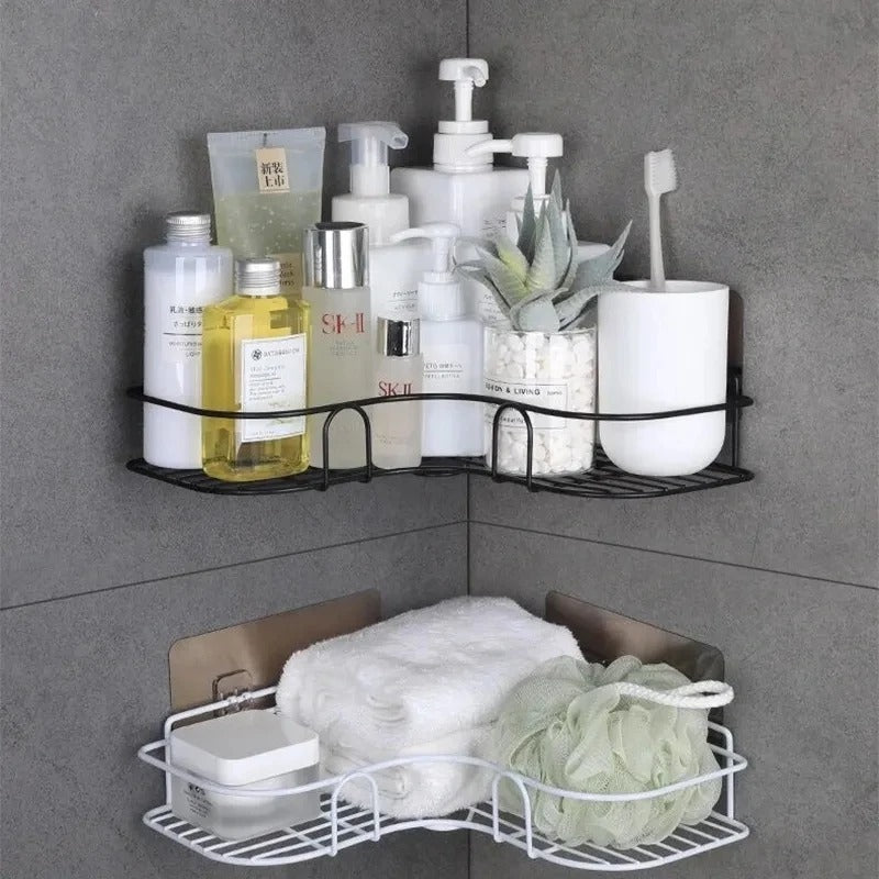 Metal Wire Black Corner Rack