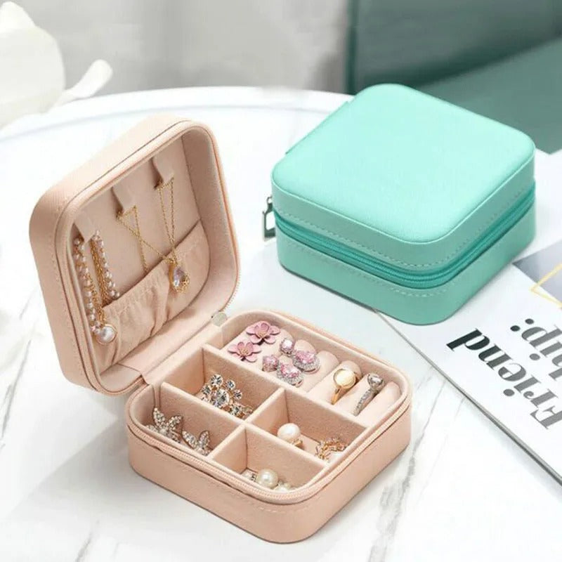 Mini Leather Jewellery Organizer