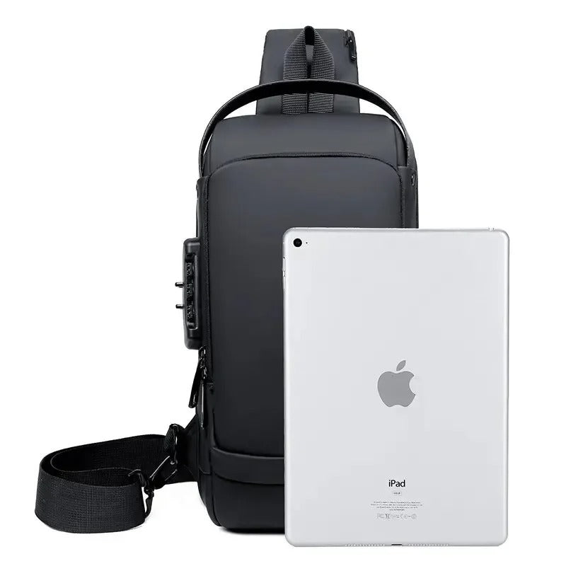 New Imported Fashion Anti-Theft Sling Shoulder Bag, Waterproof with Password Lock