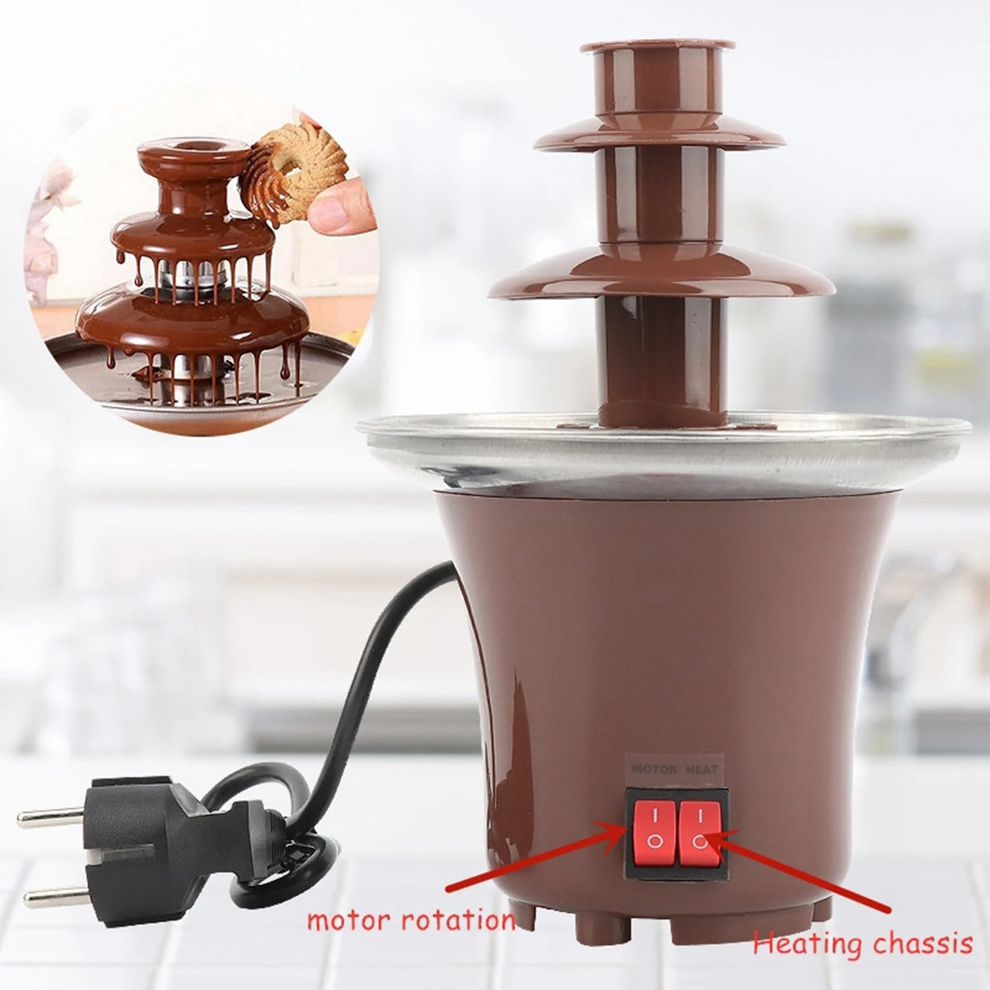 Chocolate Fountain 3 Layer