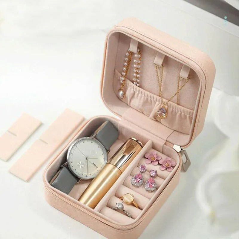 Mini Leather Jewellery Organizer