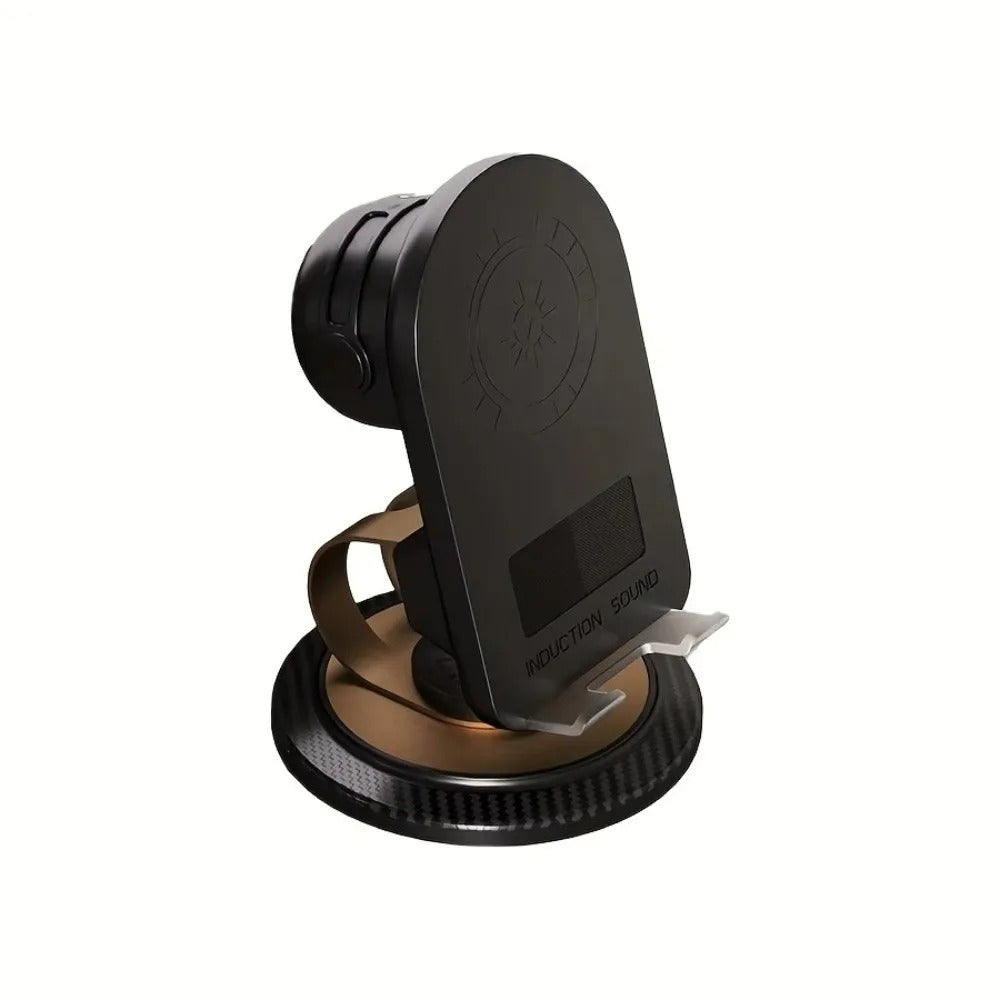 3D Bluetooth-compatible Speaker Stand with Wireless Induction Speaker