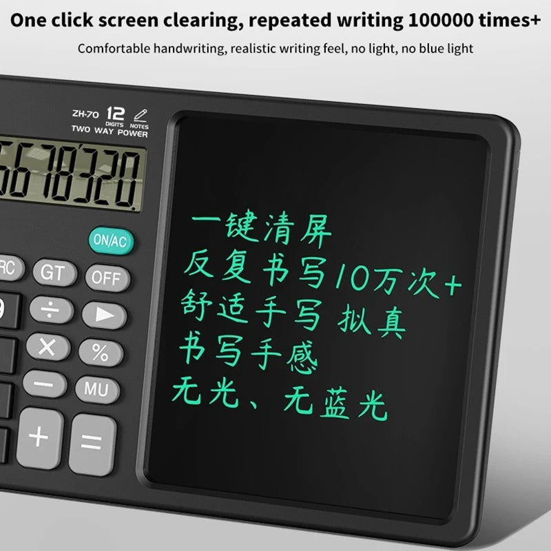 Calculator with Writing Pad