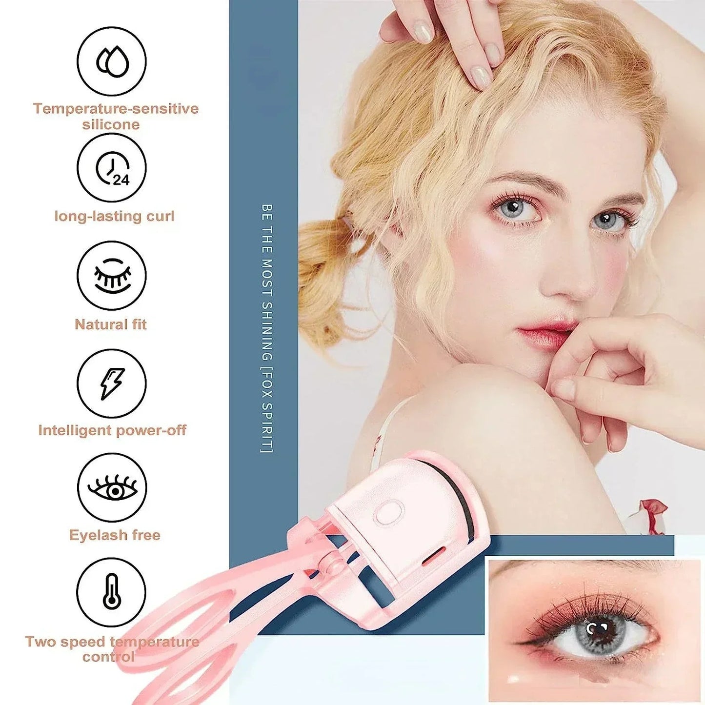 Rechargeable Eyelashes Curler
