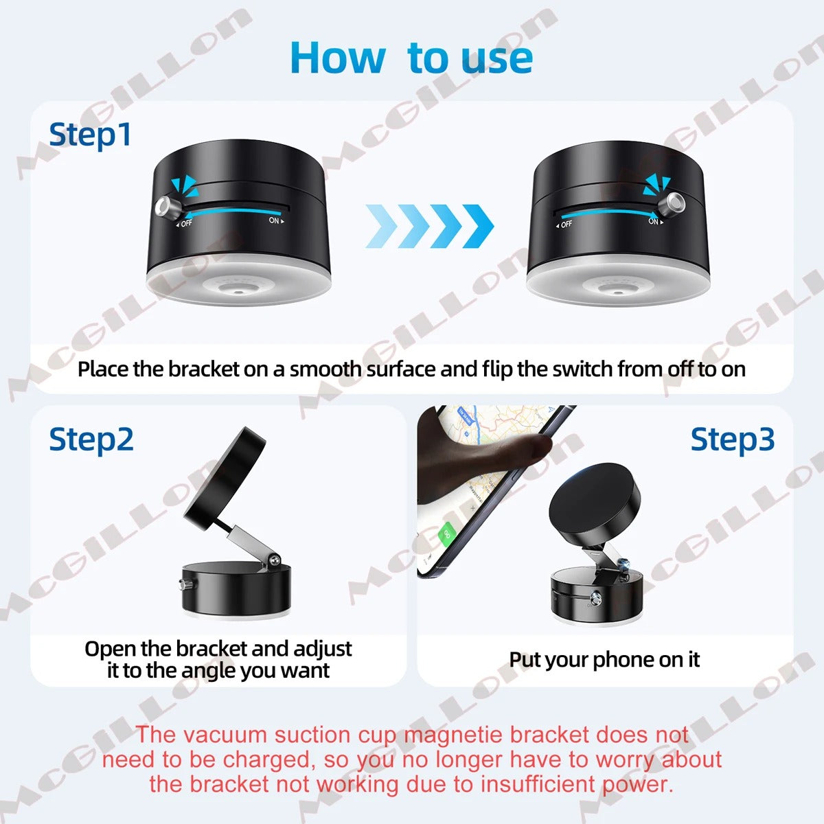 Magnetic mobile holder