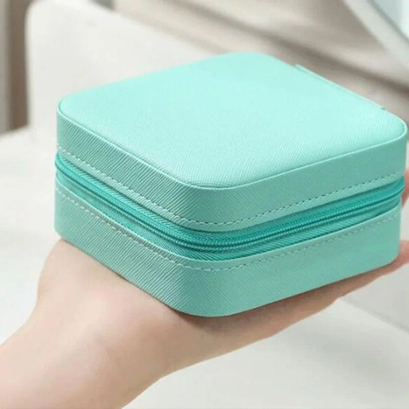 Mini Leather Jewellery Organizer