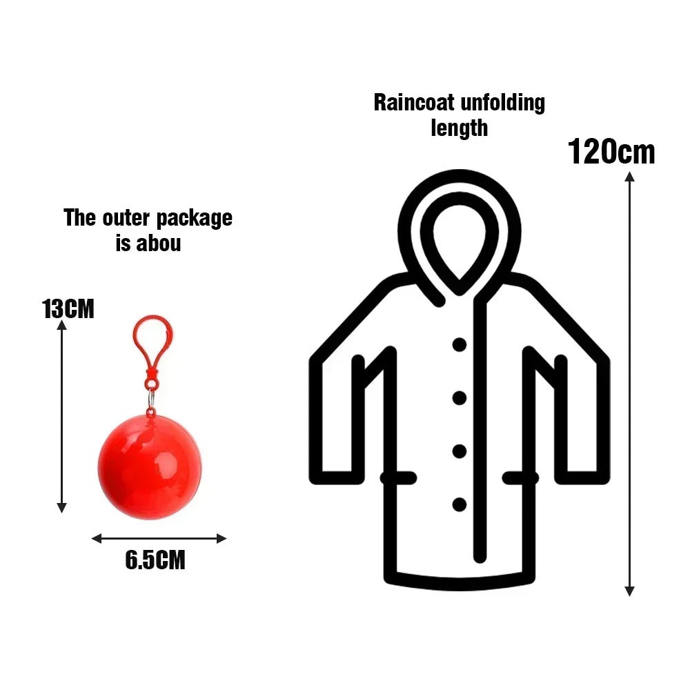 MINI Portable Rain Coat Storage Capsule