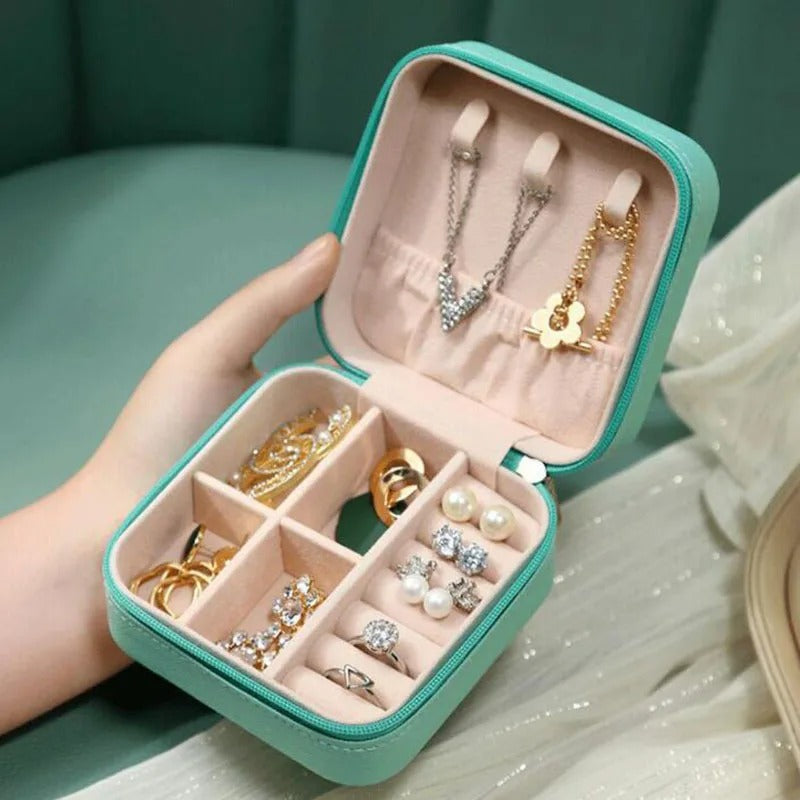 Mini Leather Jewellery Organizer