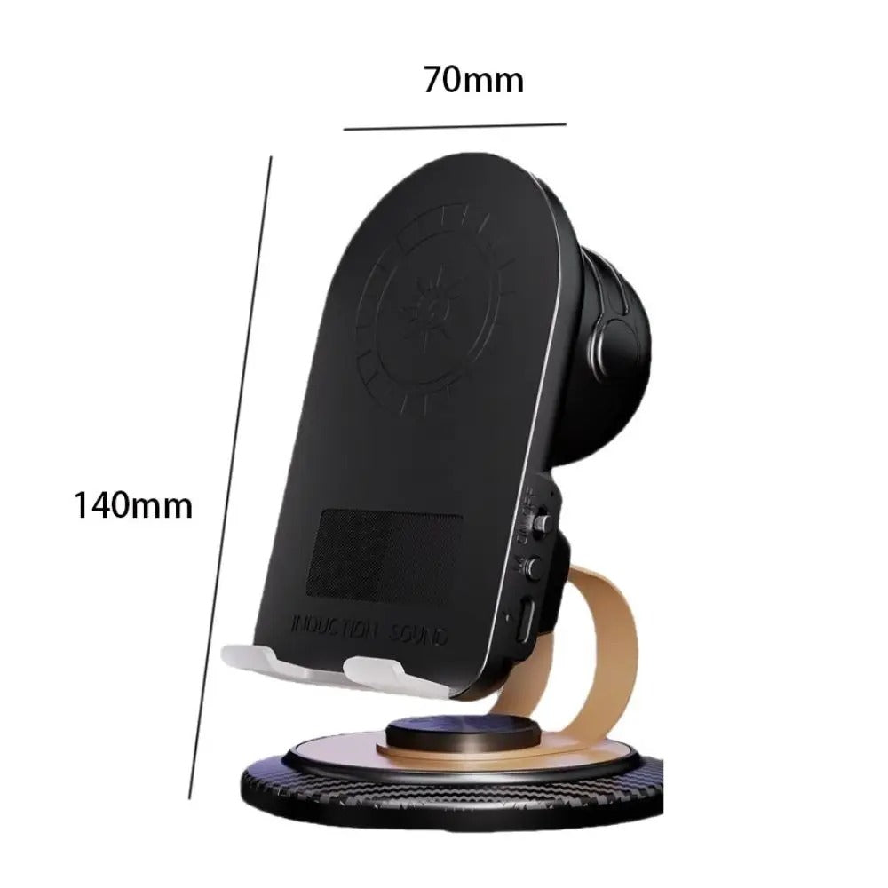 3D Bluetooth-compatible Speaker Stand with Wireless Induction Speaker