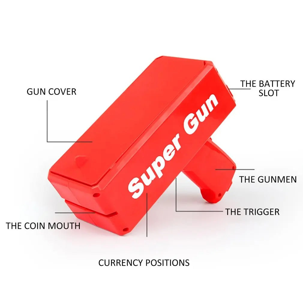 Super money throwing gun