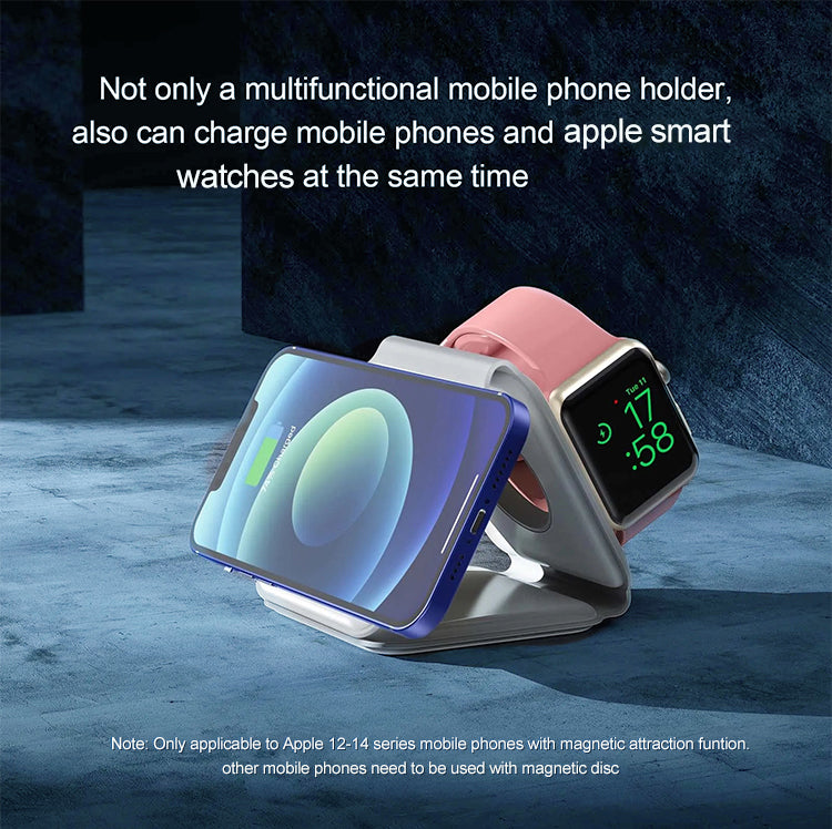 3 in 1 Foldable 3-Steps Wireless Charger