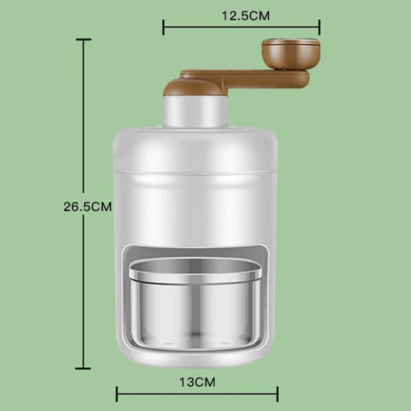 Manual ice shaver