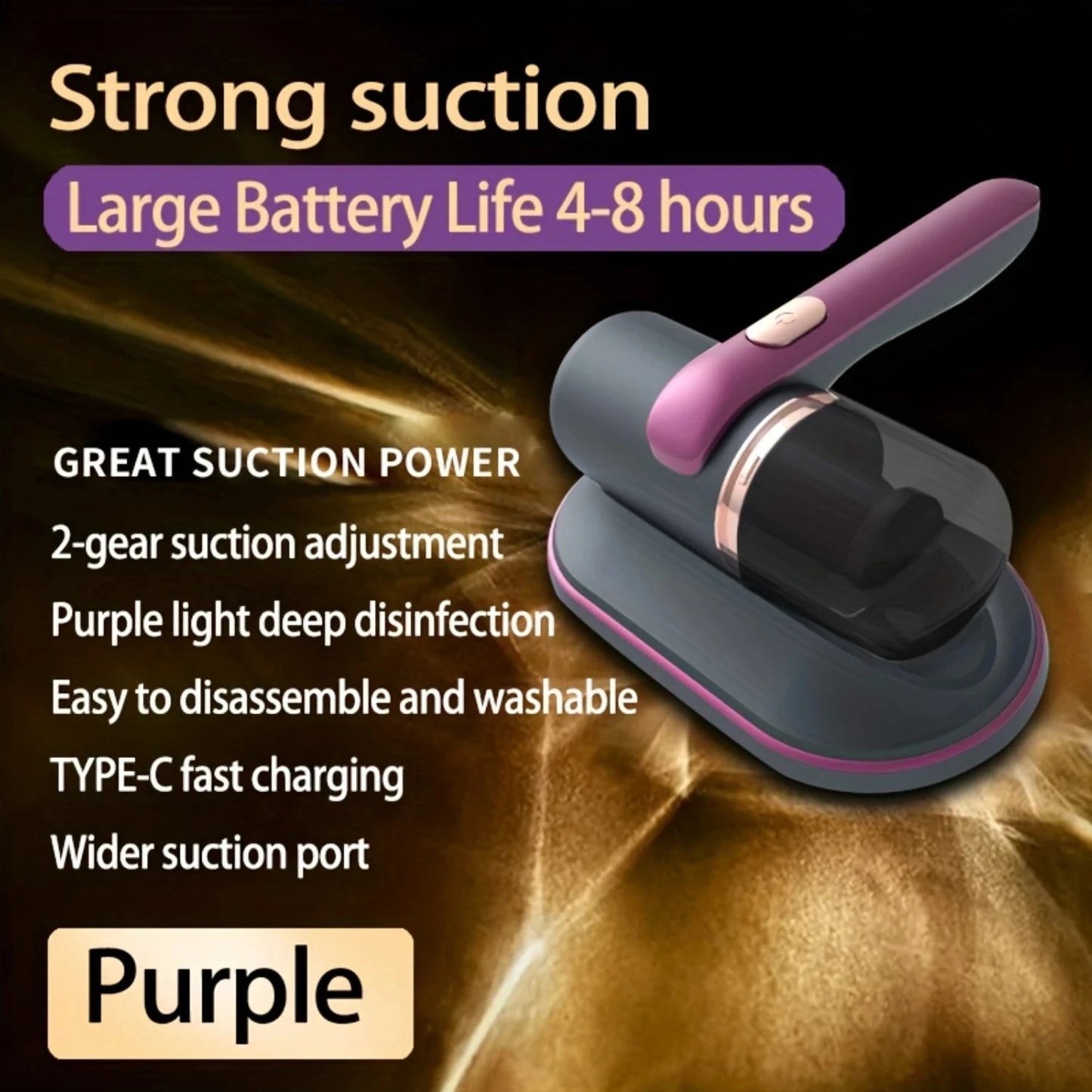 Rechargeable Mite Remover