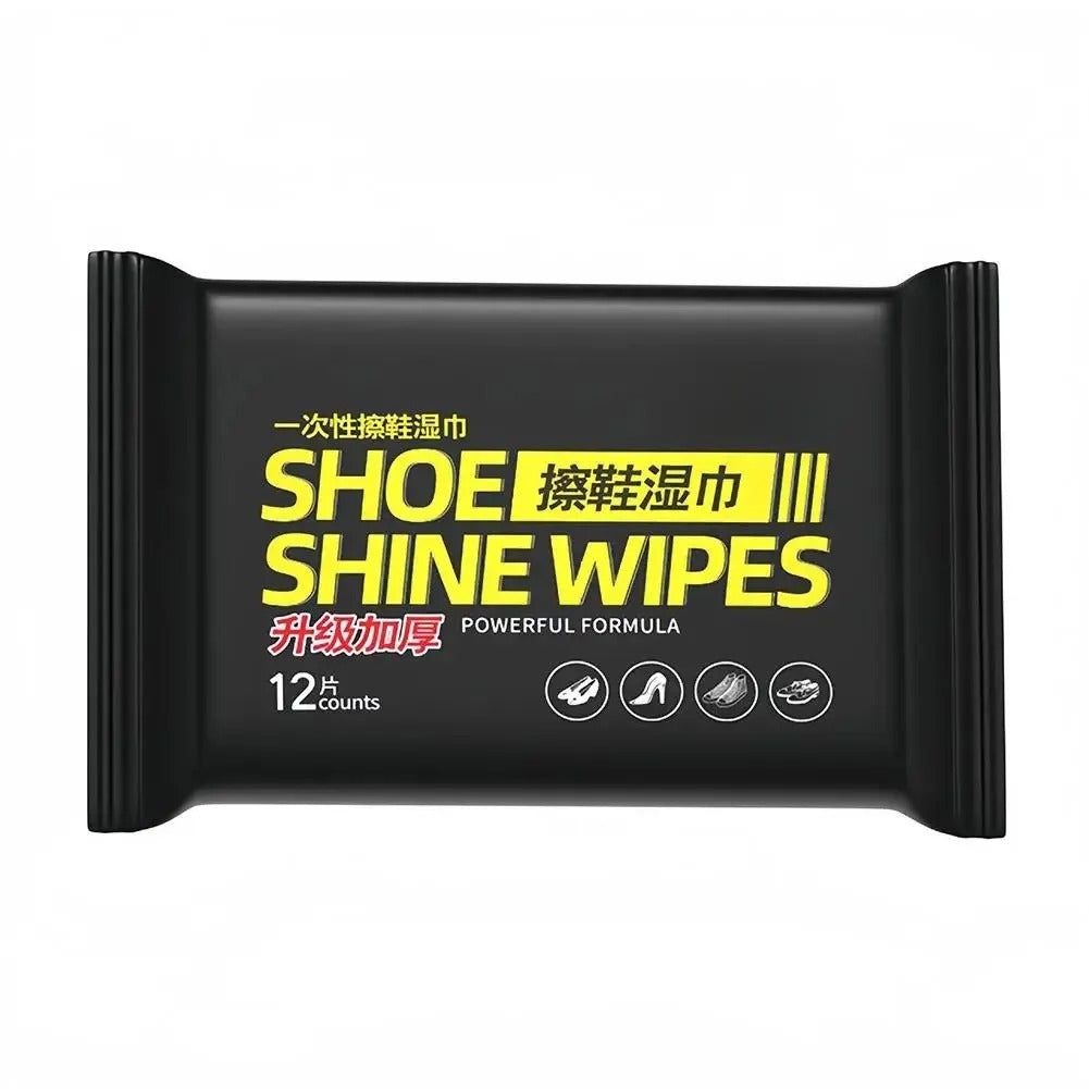 Shoe shine wipes