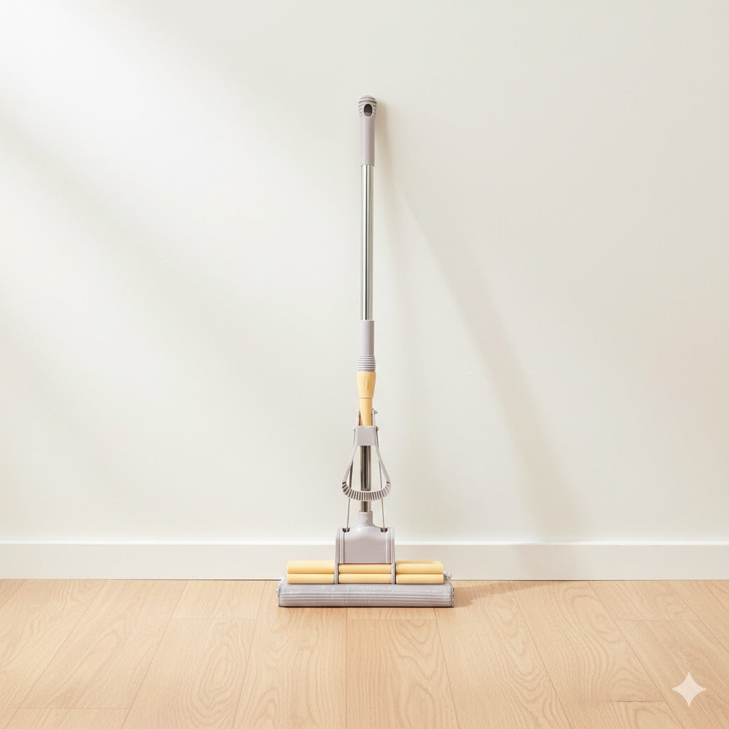 Sponge Mop with Stainless Steel Telescopic Handle